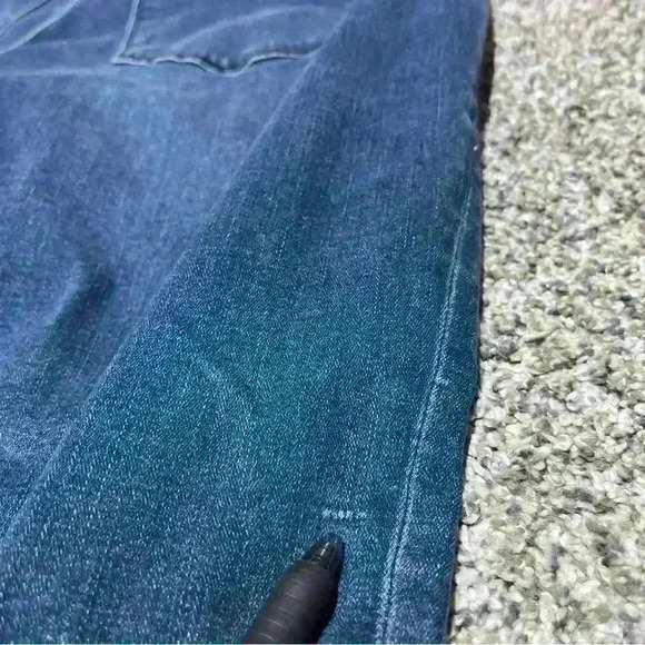 Soft Surroundings Jeans Womens Size M Blue Mid Rise Pull On Skinny Stretch - Picture 9 of 9